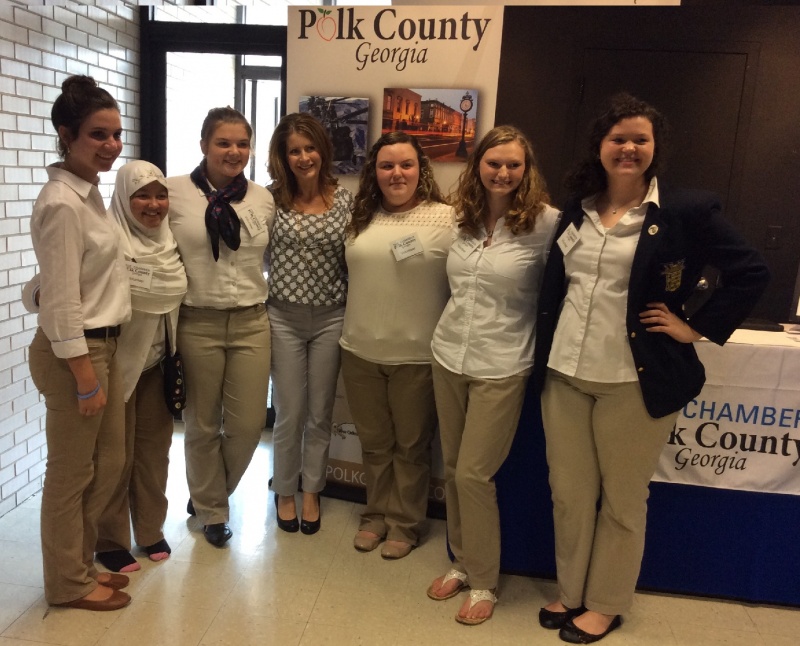 Rockmart High School FBLA Officers